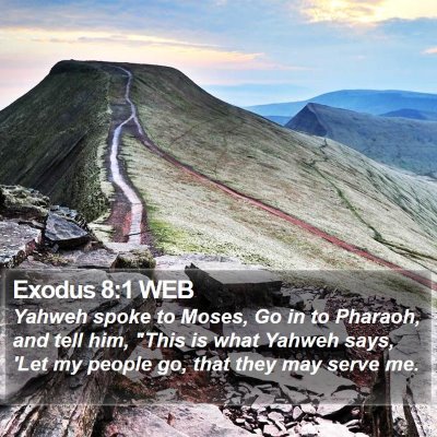 Exodus 8:1 WEB Bible Verse Image