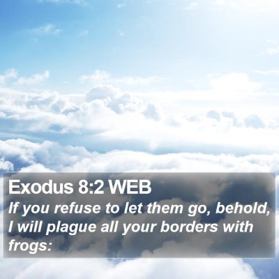 Exodus 8:2 WEB Bible Verse Image