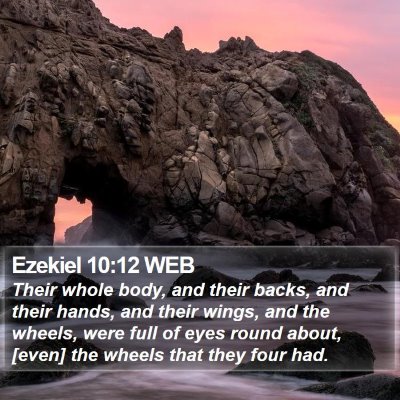 Ezekiel 10:12 WEB Bible Verse Image