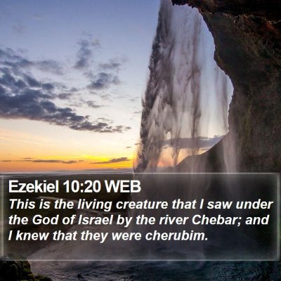 Ezekiel 10:20 WEB Bible Verse Image