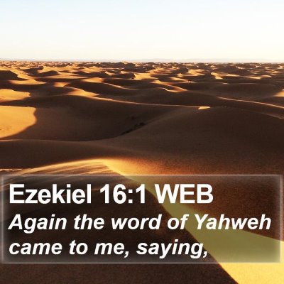 Ezekiel 16:1 WEB Bible Verse Image