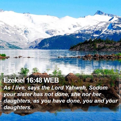 Ezekiel 16:48 WEB Bible Verse Image