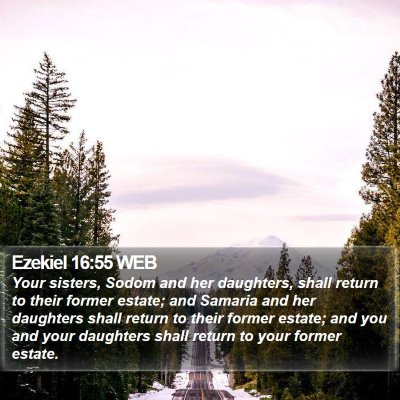 Ezekiel 16:55 WEB Bible Verse Image