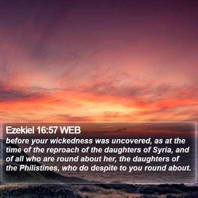Ezekiel 16:57 WEB Bible Verse Image