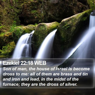 Ezekiel 22:18 WEB Bible Verse Image