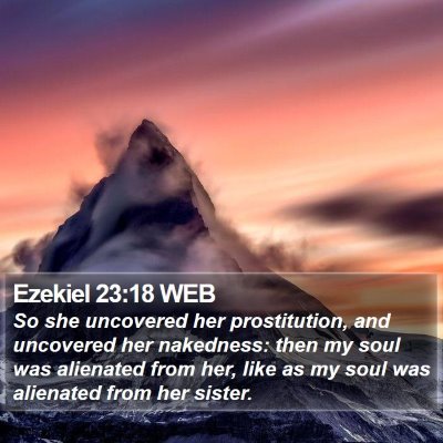 Ezekiel 23:18 WEB Bible Verse Image