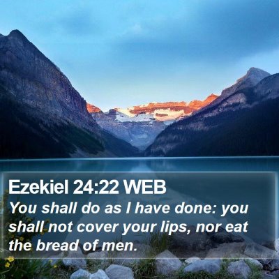 Ezekiel 24:22 WEB Bible Verse Image
