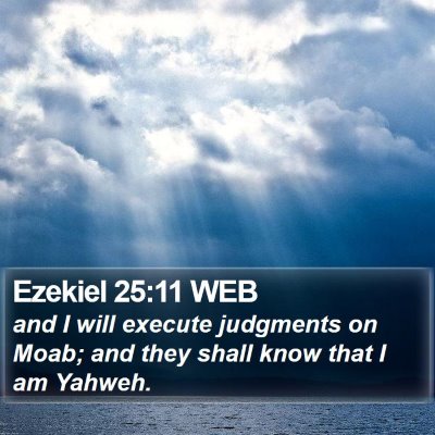 Ezekiel 25:11 WEB Bible Verse Image