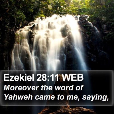Ezekiel 28:11 WEB Bible Verse Image