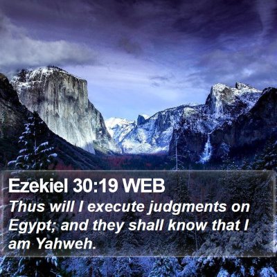 Ezekiel 30:19 WEB Bible Verse Image