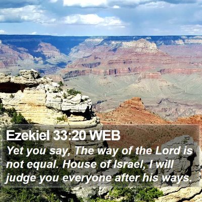 Ezekiel 33:20 WEB Bible Verse Image