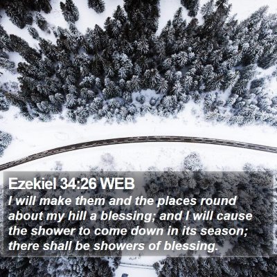 Ezekiel 34:26 WEB Bible Verse Image