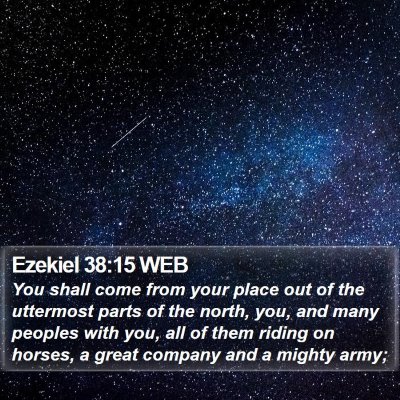 Ezekiel 38:15 WEB Bible Verse Image
