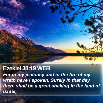 Ezekiel 38:19 WEB Bible Verse Image