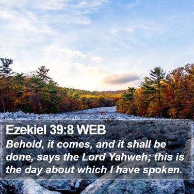 Ezekiel 39:8 WEB Bible Verse Image