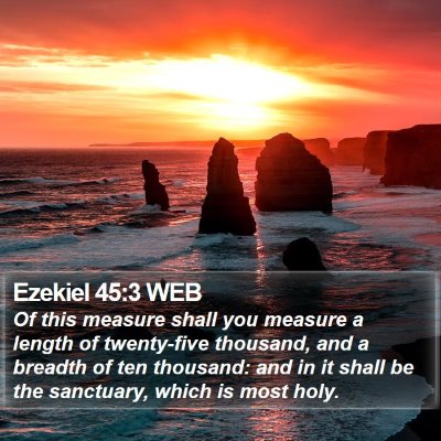Ezekiel 45:3 WEB Bible Verse Image