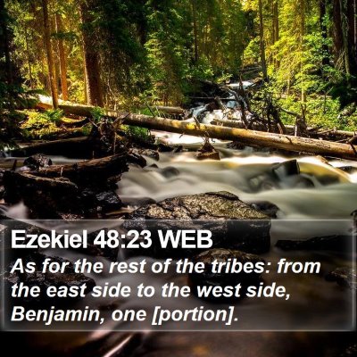 Ezekiel 48:23 WEB Bible Verse Image
