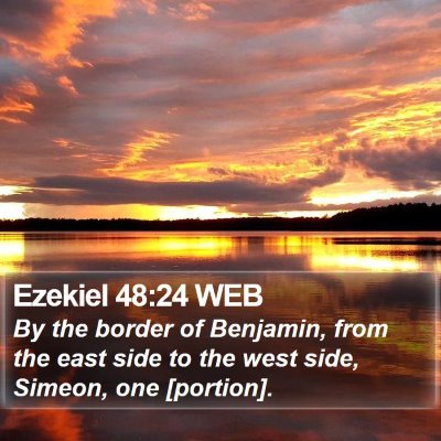 Ezekiel 48:24 WEB Bible Verse Image