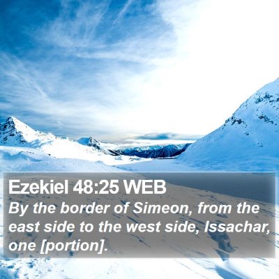 Ezekiel 48:25 WEB Bible Verse Image