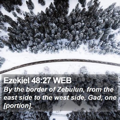 Ezekiel 48:27 WEB Bible Verse Image