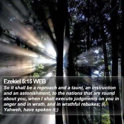 Ezekiel 5:15 WEB Bible Verse Image