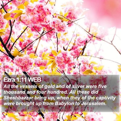 Ezra 1:11 WEB Bible Verse Image