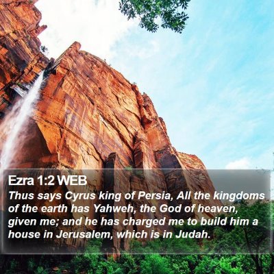 Ezra 1:2 WEB Bible Verse Image