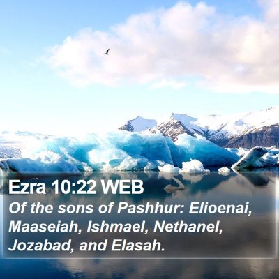 Ezra 10:22 WEB Bible Verse Image
