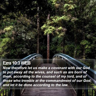 Ezra 10:3 WEB Bible Verse Image