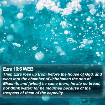 Ezra 10:6 WEB Bible Verse Image