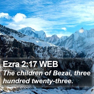 Ezra 2:17 WEB Bible Verse Image