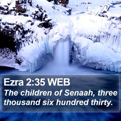 Ezra 2:35 WEB Bible Verse Image
