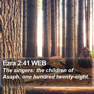 Ezra 2:41 WEB Bible Verse Image