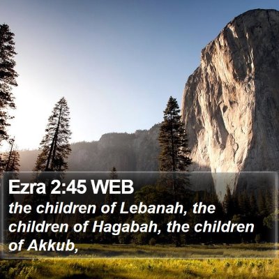 Ezra 2:45 WEB Bible Verse Image