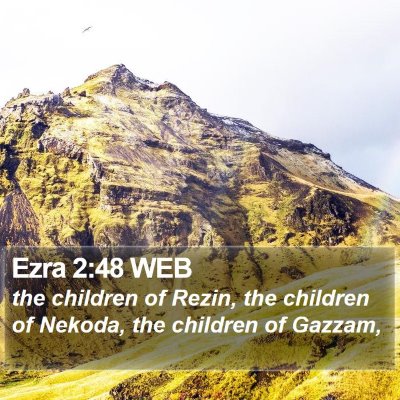 Ezra 2:48 WEB Bible Verse Image