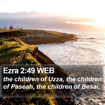 Ezra 2:49 WEB Bible Verse Image