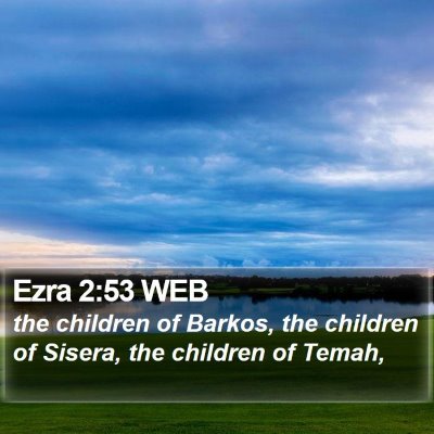Ezra 2:53 WEB Bible Verse Image