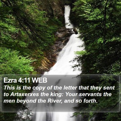 Ezra 4:11 WEB Bible Verse Image