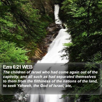 Ezra 6:21 WEB Bible Verse Image