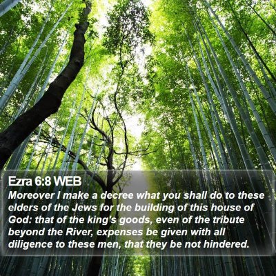 Ezra 6:8 WEB Bible Verse Image