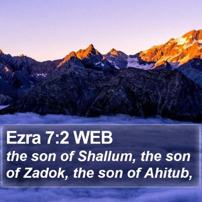 Ezra 7:2 WEB Bible Verse Image