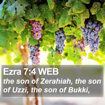 Ezra 7:4 WEB Bible Verse Image