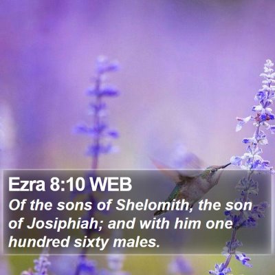Ezra 8:10 WEB Bible Verse Image