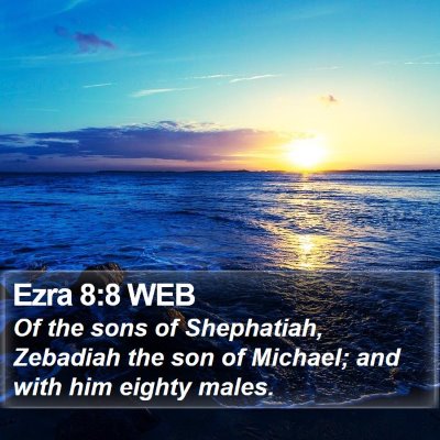 Ezra 8:8 WEB Bible Verse Image