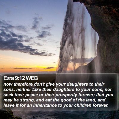 Ezra 9:12 WEB Bible Verse Image