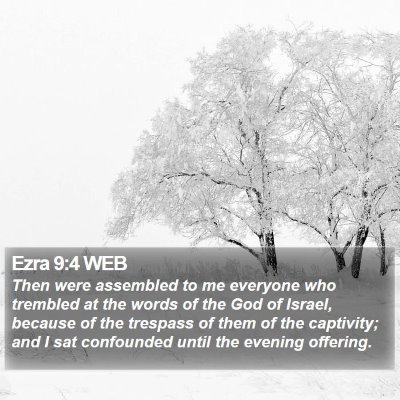 Ezra 9:4 WEB Bible Verse Image