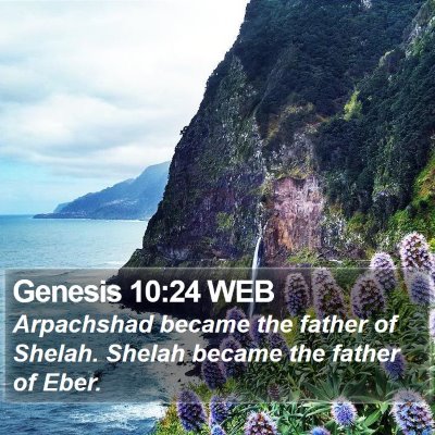 Genesis 10:24 WEB Bible Verse Image