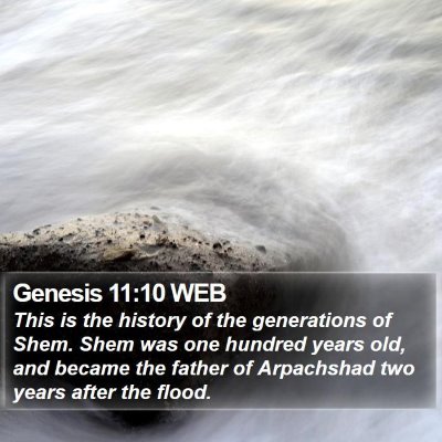 Genesis 11:10 WEB Bible Verse Image