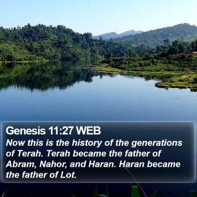 Genesis 11:27 WEB Bible Verse Image