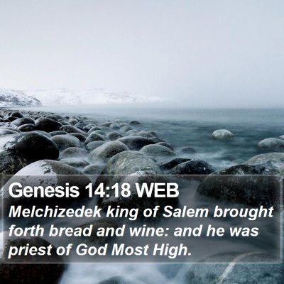 Genesis 14:18 WEB Bible Verse Image